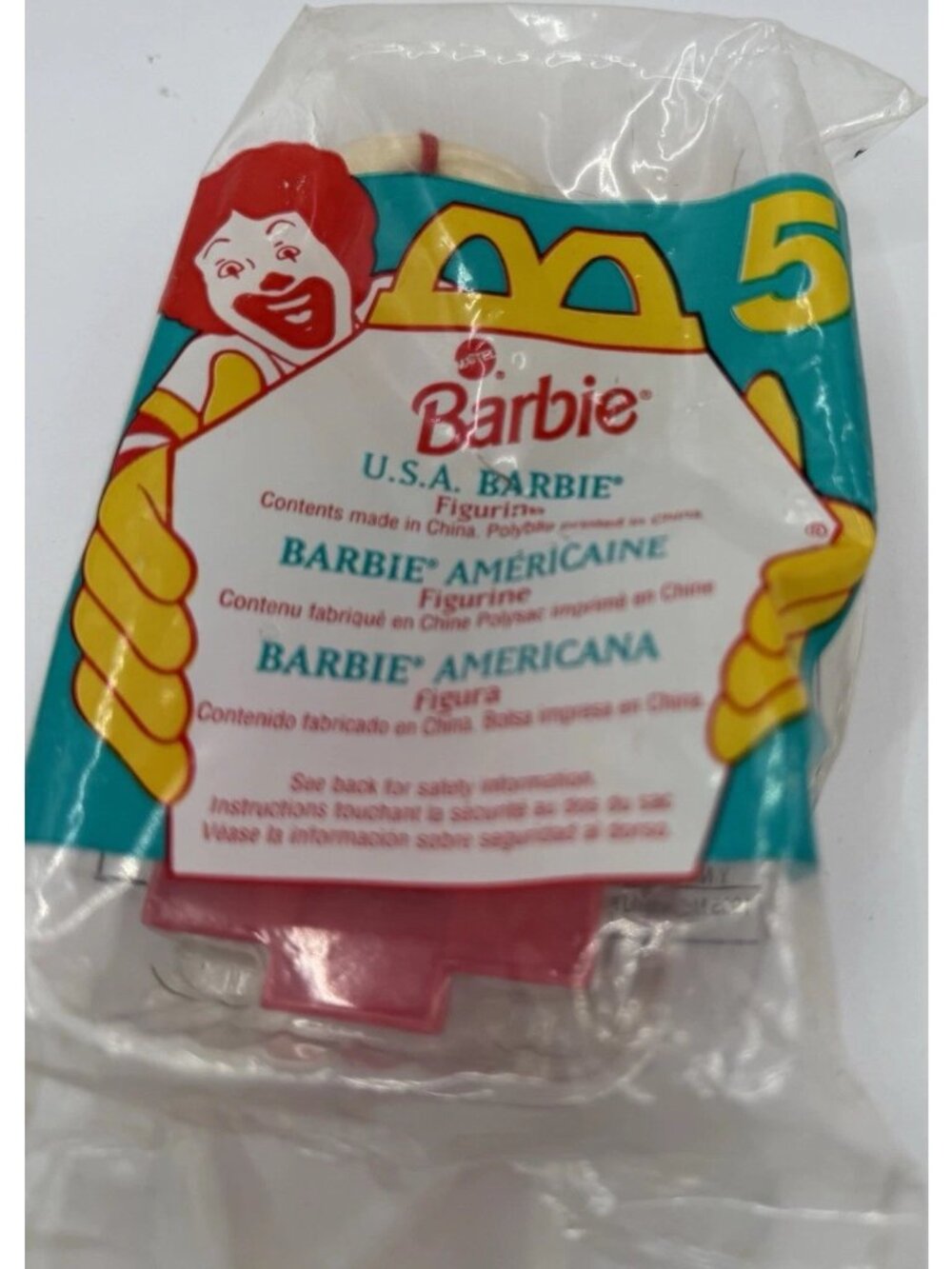 1995 Vintage Barbie #5 USAMcDonald’s HMT Read!
